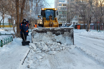 Фотография к новости: Более 2,1 тысячи дорожных рабочих вышли на уборку снега в столице