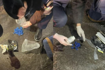 Фотография к новости: Астанчанин откопал чужие наркотики вместе со своими