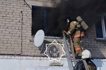 Фотография к новости: При пожаре в СКО спасено пять человек, в том числе двое детей