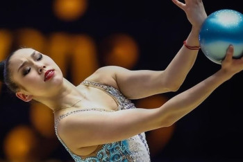 Фотография к новости: Казахстанская гимнастка Эльжана Таниева выиграла гран-при в Испании