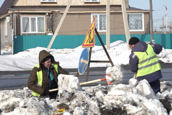 Фотография к новости: Петропавловск готовят к паводкам