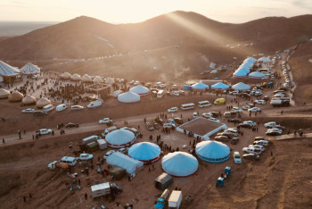 Фотография к новости: Огонь единства в честь праздника Амал зажгли в Мангистау