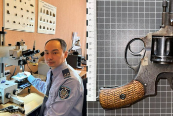 Фотография к новости: Похищенный 40 лет назад револьвер нашли в Казахстане