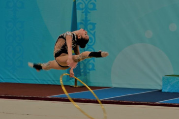 Фотография к новости: FIG ALEM CUP: международный турнир по художественной гимнастике проходит в Астане