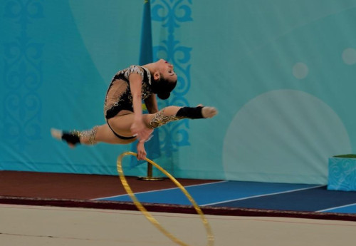 Фотография к новости: FIG ALEM CUP: международный турнир по художественной гимнастике проходит в Астане
