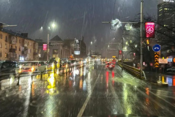 Фотография к новости: Пыльная буря и ливень в Алматы: силы ДЧС переведены в состояние повышенной готовности