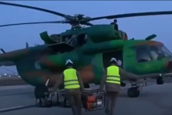 Фотография к новости: Вертолёт Нацгвардии вылетел в Кульсары