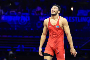 Фотография к новости: Ризабек Айтмухан проиграл финальную схватку на чемпионате Азии по вольной борьбе