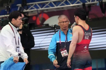 Фотография к новости: Казахстанец завоевал "серебро" на чемпионате Азии по вольной борьбе