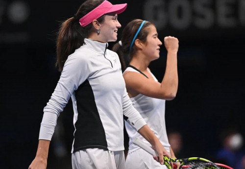 Фотография к новости: Данилина и Куламбаева обыграли одну из сильнейших пар мира