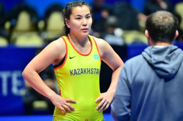 Фотография к новости: Эльмира Сыздыкова остановилась в шаге от финала чемпионата Азии по женской борьбе