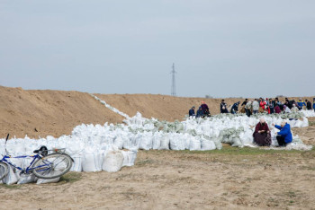 Фотография к новости: В двух районах Атырауской области практически завершены берегоукрепительные работы