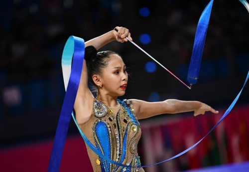 Фотография к новости: Айбота Ертайкызы стала чемпионкой Азии по гимнастике