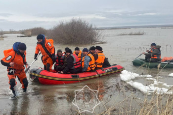 Фотография к новости: Новая волна паводков началась в Восточно-Казахстанской области
