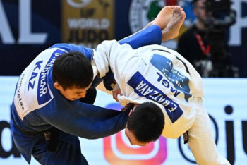 Фотография к новости: Дзюдоист Дархан Койбагар взял "бронзу" на турнире серии Grand Slam