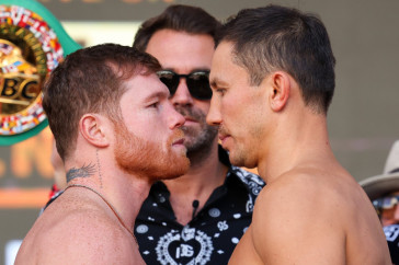 Фотография к новости: "Канело" вспомнил о Головкине сразу после жёсткого боя за "абсолют"