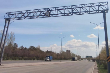 Фотография к новости: Станции измерения авто установили при въезде в Астану