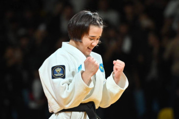 Фотография к новости: Казахстанская дзюдоистка взяла "золото" турнира серии Grand Slam