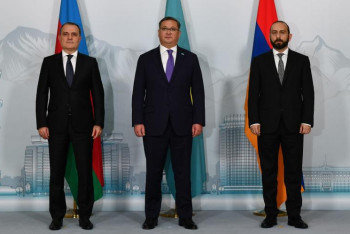 Фотография к новости: Министры иностранных дел Азербайджана и Армении прибыли на переговоры в Алматы