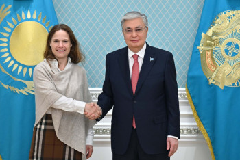 Фотография к новости: Токаев обсудил сотрудничество с главой правления Восточного комитета германской экономики