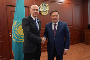 Фотография к новости: Представители комиссии "Игр будущего" с инспекцией прибыли в Астану