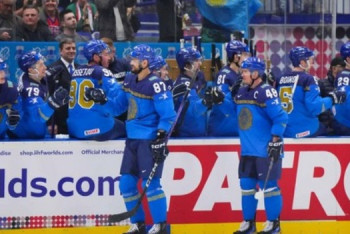 Фотография к новости: Международная федерация хоккея зафиксировала рекорд игрока сборной Казахстана