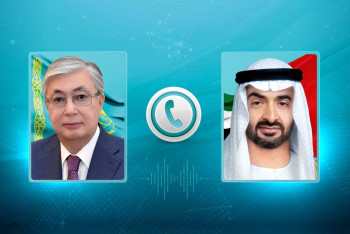 Фотография к новости: Токаев поговорил по телефону с президентом ОАЭ