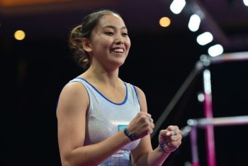 Фотография к новости: Гимнастка Аида Бауыржанова  стала четвёртой на чемпионате Азии