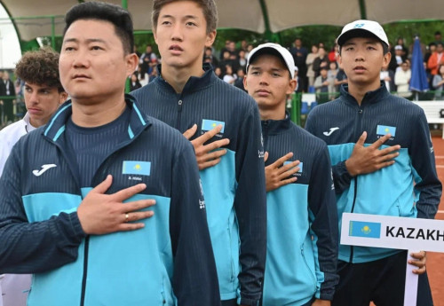 Фотография к новости: Юниорская сборная Казахстана  по теннису завершила отбор к чемпионату мира на втором месте