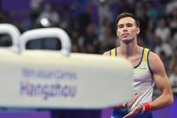 Фотография к новости: Казахстанские гимнасты завоевали два "золота" в Болгарии