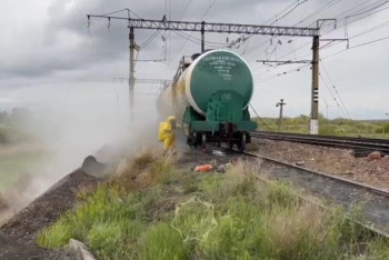 Фотография к новости: Повторная утечка соляной кислоты произошла в Акмолинской области