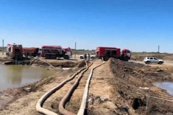 Фотография к новости: Откачку воды завершили в Атырауской области