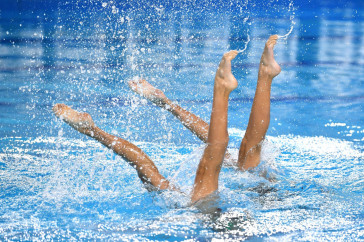 Фотография к новости: Казахстан завоевал второе "золото" кубка мира по артистическому плаванию