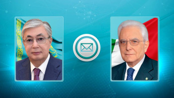 Фотография к новости: Токаев поздравил президента Италии с Днём республики