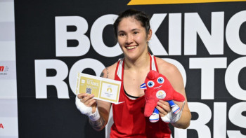 Фотография к новости: Ещё одну путёвку на олимпиаду для Казахстана завоевала Назым Кызайбай