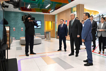 Фотография к новости: Касым-Жомарт Токаев посетил семейный центр SANA Sport