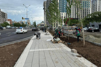 Фотография к новости: Ещё одно пешеходное пространство появится в Астане