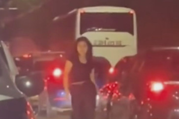 Фотография к новости: Девушка устроила откровенные танцы на дороге в Алматы