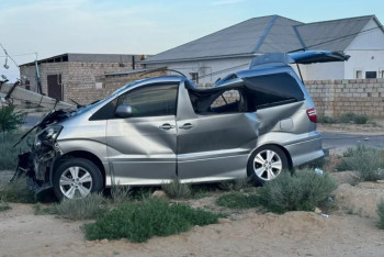 Фотография к новости: В полиции прокомментировали смертельное ДТП со школьниками в Актау