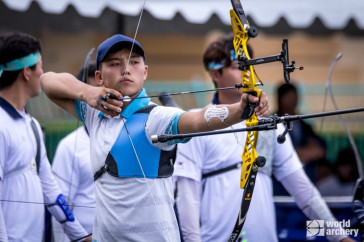 Фотография к новости: Казахстанские лучники завоевали две медали в Южной Корее