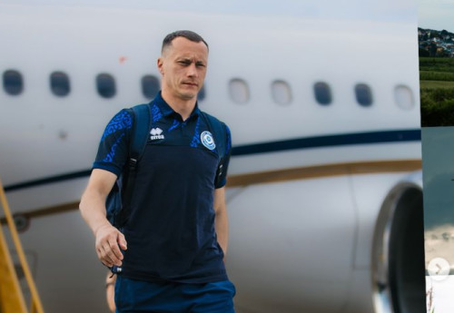 Фотография к новости: Сборная Казахстана по футболу прибыла в Венгрию