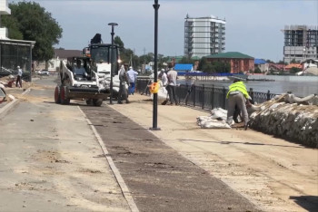 Фотография к новости: В Атырау снижается уровень воды в реке Жайык - оперштаб