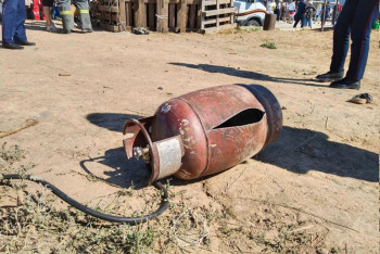 Фотография к новости: Хлопок газового баллона произошёл на месте для убоя скота в Уральске