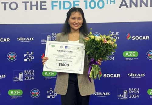 Фотография к новости: Бибисара Асаубаева выиграла международный турнир в Баку