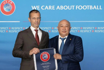 Фотография к новости: Президент КФФ Адлет Барменкулов находится под следствием УЕФА сообщают зарубежные СМИ