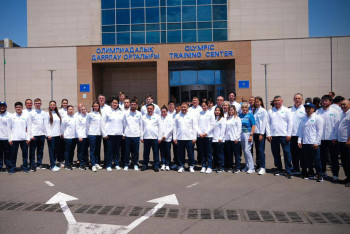 Фотография к новости: Сборная Казахстана отправилась на XXXIII Летние Олимпийские игры