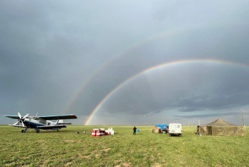 Фотография к новости: 2,8 млн гектаров земли обработали от саранчи в Казахстане