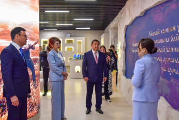 Фотография к новости: В нацпарке "Бурабай" открыли мультимедийный интерактивный комплекс