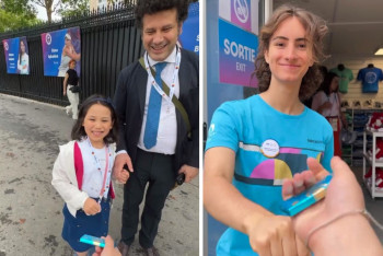 Фотография к новости: Их эмоции бесценны: шоколадками "Казахстан" угостили прохожих в Париже