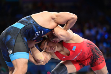 Фотография к новости: Вольник Алишер Ергали прошёл в четвертьфинал Олимпиады-2024